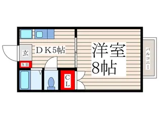 セジュール恵友【2階】の間取り