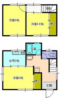 千葉県香取市大戸【一戸建】の間取り