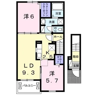埼玉県川口市大字安行原【アパート】の間取り