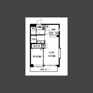 フォンス新水前寺【2階】の間取り
