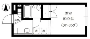 西新宿フラット-A【2階】の間取り