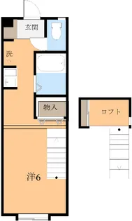 アーバンヒルズD【2階】の間取り