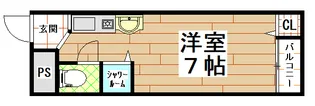 サンライズ長瀬【3階】の間取り