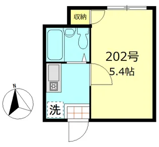 オリンピア亀戸【2階】の間取り