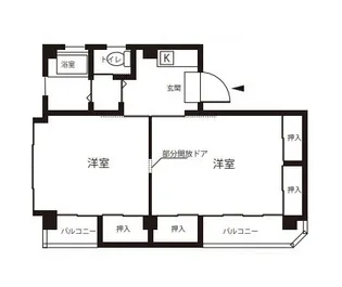 メゾンドジュン【3階】の間取り