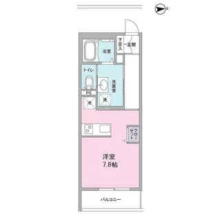 SHIMOKITA APARTMENT【2階】の間取り