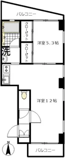 MGフラッツ【2階】の間取り