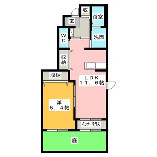 シリウス M【1階】の間取り