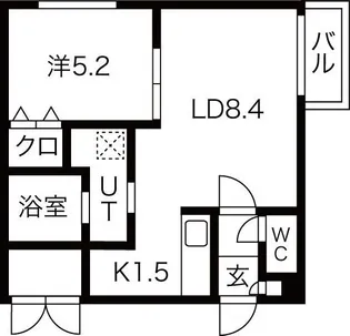 アルシオーネN4【3階】の間取り