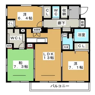 Lyon vivace【1階】の間取り