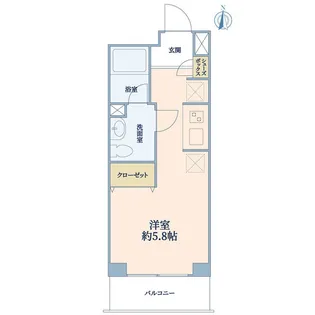 JouJou Flat【2階】の間取り
