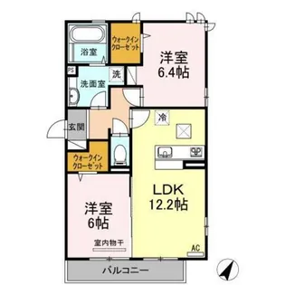 ココハウス高須壱番館【1階】の間取り