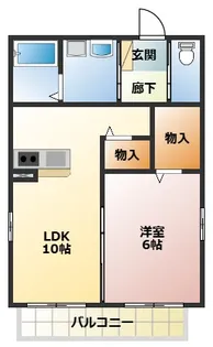 ヴィル・クール【1階】の間取り
