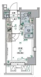 リヴシティ横濱弘明寺弐番館【2階】の間取り