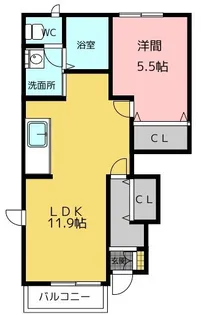 エテルノピーノ【1階】の間取り