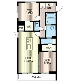 LUMIUS【2階】の間取り