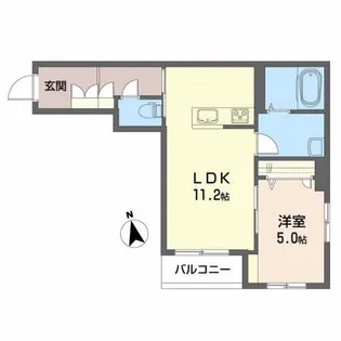 spring南鍛冶町I【3階】の間取り