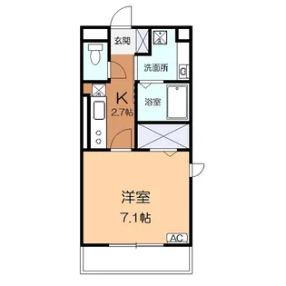 クレア イーストA【2階】の間取り