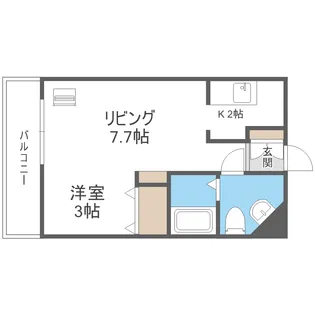 グランメール弘道舘第2【4階】の間取り