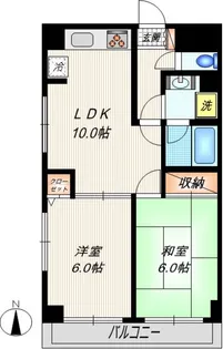 アクセルII(アクセルツー)【2階】の間取り