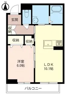 プランドール ShaMaison【3階】の間取り