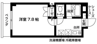 リバーウエスト【1階】の間取り
