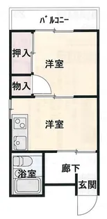 第2光生ビル【2階】の間取り