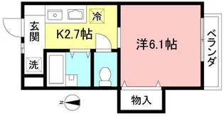 メゾン・ド・ジェイA【1階】の間取り
