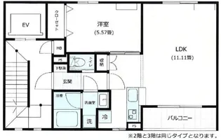 Musica Flora【3階】の間取り