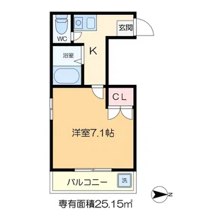 メゾン・フェルテイル【2階】の間取り