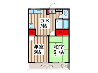 メゾン アム―ル A棟【3階】の間取り