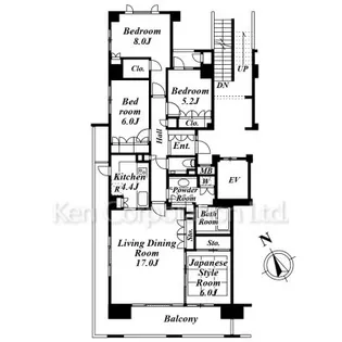 深沢ハウス【7階】の間取り