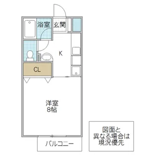 ヴィラOGAWA【1階】の間取り