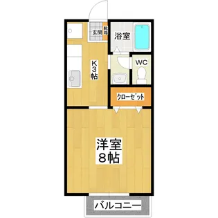 ポートタウン岡田A棟【2階】の間取り