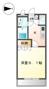 ヴァンベール いそう【2階】の間取り