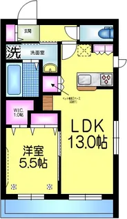 Contigo コンティーゴ【2階】の間取り