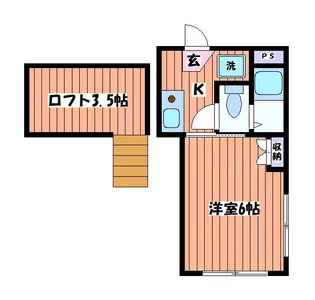 ガーデンコート豊田【2階】の間取り