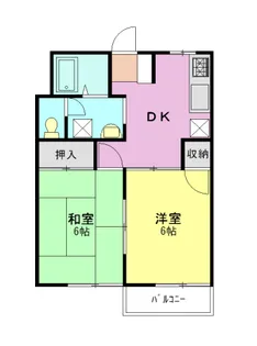 プラザステージC【1階】の間取り