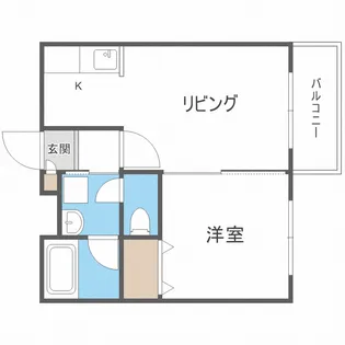 ブランノワール円【2階】の間取り