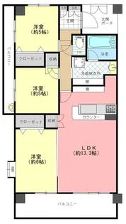 サン・フィールド【2階】の間取り