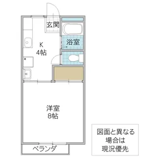 ツインハイツ A棟【1階】の間取り
