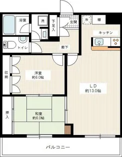 (仮称)足立区マンション【1階】の間取り