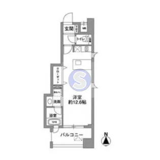 西天満レジデンス【9階】の間取り