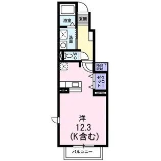 パイナス【1階】の間取り
