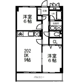 ユングフラウ【2階】の間取り