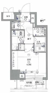 スパシエスタイル住吉【8階】の間取り