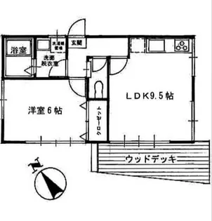 ABCハイツ【1階】の間取り