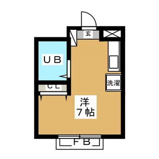 カメリア祐天寺【4階】の間取り