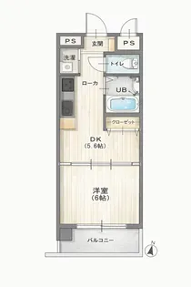 grande芦屋西山町【4階】の間取り