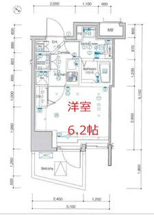 アルテシモエスト【7階】の間取り